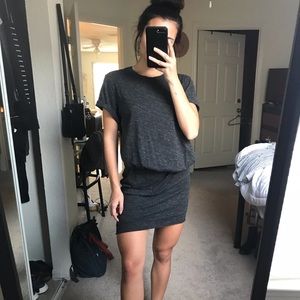 AllSaints Asymmetrical T-Shirt Dress